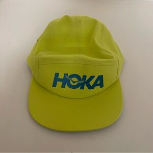 HOKA Hat Men’s Yellow Panel Adjustable Running